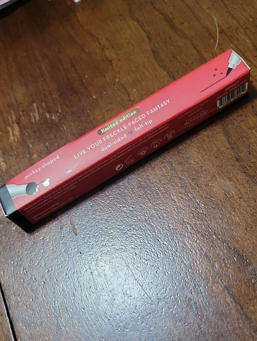 Creme shop dual ended eyeliner and Mickey shaped Freckle stamp black
